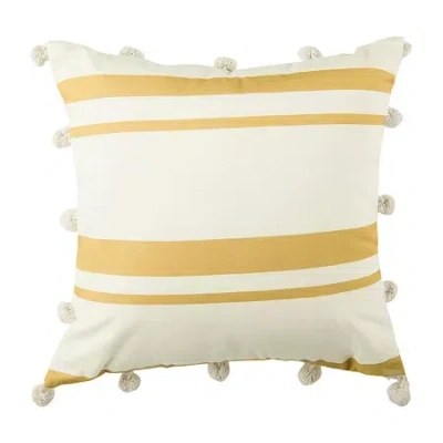 Safavieh Jirina Square Throw Pillow In Yellow
