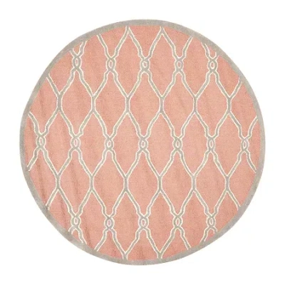 Safavieh Johanna Geometric Hand Tufted Wool Rug In Orange