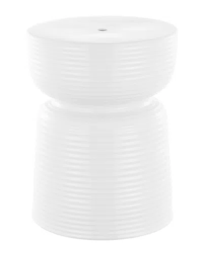 Safavieh Johari Ceramic Garden Stoole_ In White