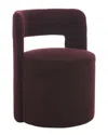 Safavieh Jojo Accent Chair In Burgundy