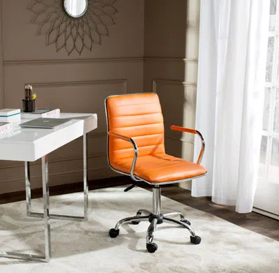 Safavieh Jonika Desk Chair In Orange