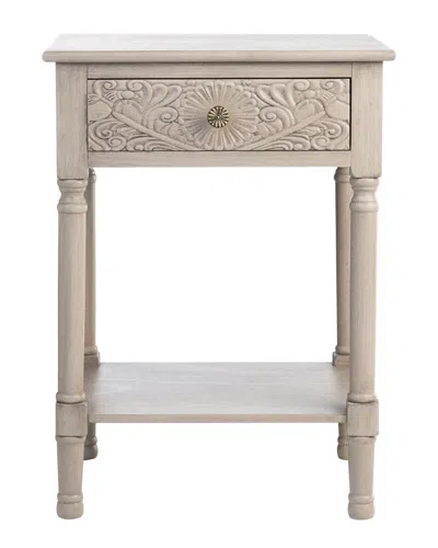 Safavieh Josie 1-drawer Accent Table In Neutral
