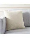 Safavieh Josie 18x18in Pillow In Ivory