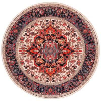 Safavieh Journey Collection Jny107 Power Loomed Machine Washable Rug In Brown