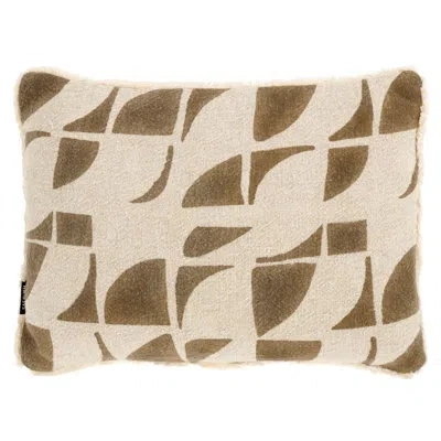 Safavieh Juara Fringed Linen Throw Pillow In Natural