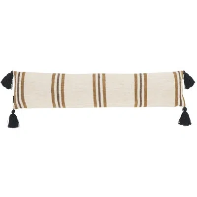 Safavieh Julieta Tassels Cotton Throw Pillow In Neutral