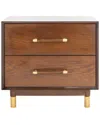 Safavieh Justice 2 Drawer Nightstand Nst6402c