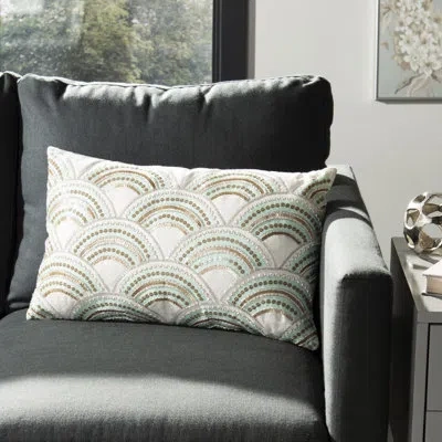 Safavieh Kadri Cotton Throw Pillow In White