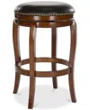 Safavieh Kaleda Stool In Black,walnut