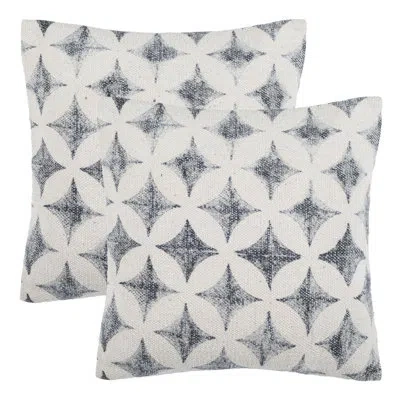 Safavieh Kalen Cotton Throw Pillow In Gray