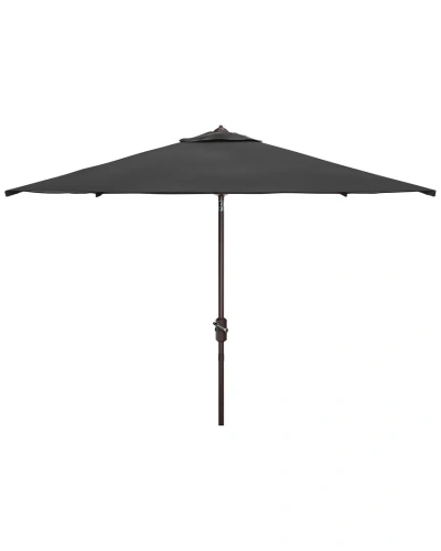 Safavieh Kamen 10ft Auto Tilt Umbrella In Black