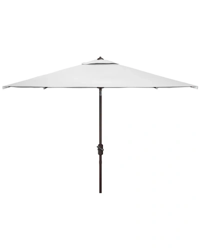 Safavieh Kamen 10ft Auto Tilt Umbrella In White