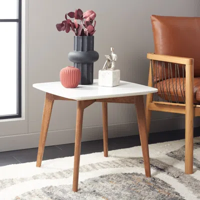 Safavieh Karina Square End Table In White