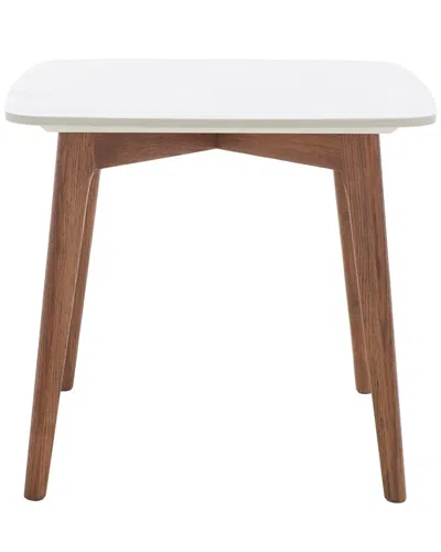 Safavieh Karina Square End Table In White