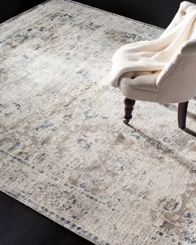 Safavieh Karla Loom-knotted Rug, 8' X 10' In Blue/charcoal