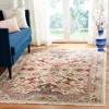 Safavieh Kashan Machine Made Area Rug, Ivory / Taupe Traditional Style Easy Care In Multi
