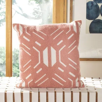 Safavieh Kassidy Cotton Throw Pillow In Pink