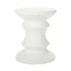 Safavieh Katara Outdoor Concrete Accent Table In Ivory