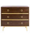 Safavieh Katia 3-drawer Chest In Brown