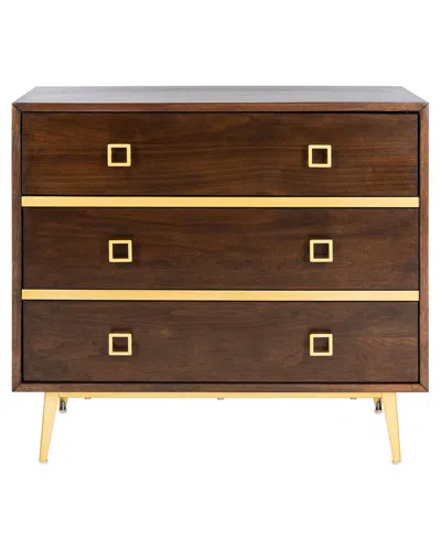 Safavieh Katia 3-drawer Chest In Brown