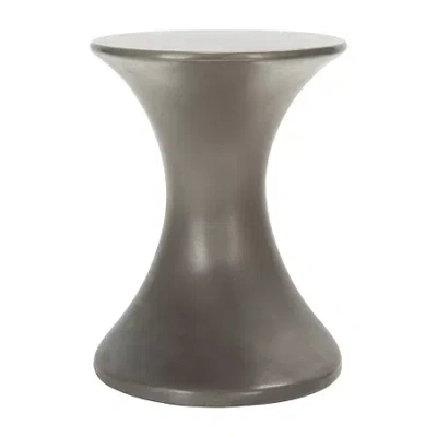Safavieh Kavita Weather Resistant Cement Side Table In Gray