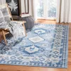 Safavieh Kazak Machine Made Area Rug, Blue / Creme Traditional Style Easy Care In Blue