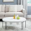 Safavieh Keelin Mid Century Scandinavian Wood Coffee Table