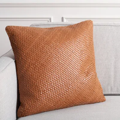 Safavieh Kelci Pillow In Brown