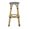 Safavieh Kelsey Outdoor Collection Bar Stool In Blue