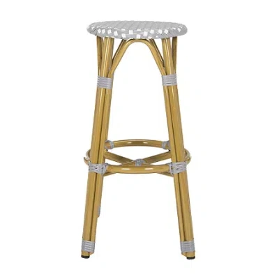 Safavieh Kelsey Patio Collection Bar Stool In Gray
