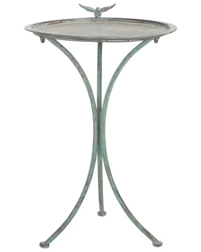 Safavieh Kensi Bird Bath In Green