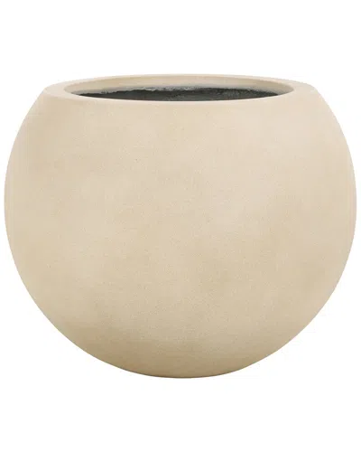 Safavieh Kenslia Large Planter Pot In Brown