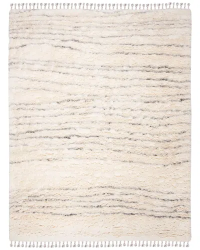 Safavieh Kenya Hand Knotted New Zealand Wool Rug In Ivory