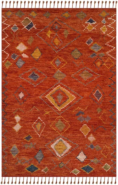 Safavieh Kenya Hand-knotted Rug In Orange
