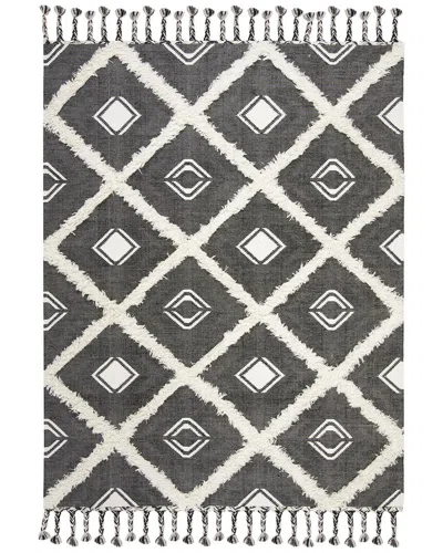 Safavieh Kenya Hand Knotted Wool-blend Rug In Black