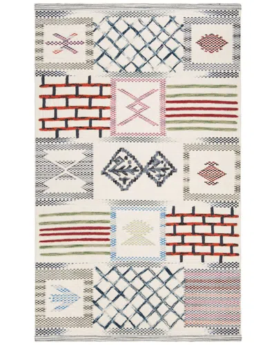 Safavieh Kenya Hand Knotted Wool-blend Rug In Ivory