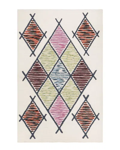 Safavieh Kenya Hand Knotted Wool-blend Rug In Ivory