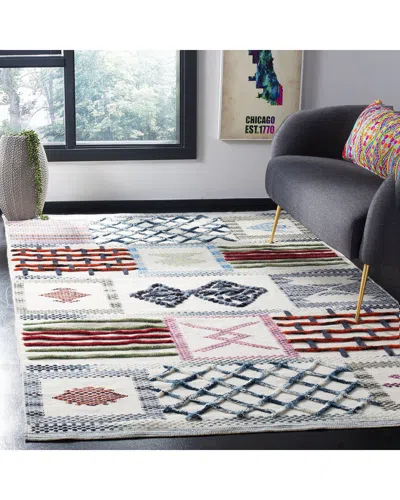 Safavieh Kenya Hand Knotted Wool-blend Rug In Multi