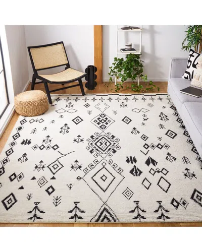 Safavieh Kenya Hand Knotted Wool-blend Rug In Neutral