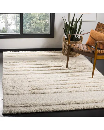 Safavieh Kenya Hand Knotted Wool-blend Rug In Neutral