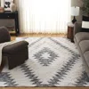 Safavieh Kenya Hand Made Area Rug, Black / Ivory Bohemian Style Non-shedding In Multi