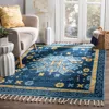 Safavieh Kenya Hand Made Area Rug, Blue / Gold Traditional Style Non-shedding In Blue