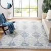 Safavieh Kenya Hand Made Area Rug, Blue / Ivory Transitional Style Non-shedding In Blue