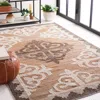 Safavieh Kenya Hand Made Area Rug, Brown / Charcoal Traditional Style Non-shedding In Neutral