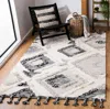 Safavieh Kenya Hand Made Area Rug, Grey / Black Bohemian Style Non-shedding In Multi