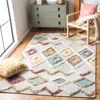 Safavieh Kenya Hand Made Area Rug, Grey / Ivory Bohemian Style Non-shedding In Multi