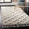 Safavieh Kenya Hand Made Area Rug, Grey / Ivory Bohemian Style Non-shedding In Neutral