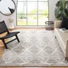 Safavieh Kenya Hand Made Area Rug, Grey / Ivory Transitional Style Non-shedding In Gray