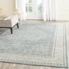 Safavieh Kenya Hand Made Area Rug, Ivory / Blue Traditional Style Non-shedding In Green