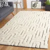 Safavieh Kenya Hand Made Area Rug, Ivory / Brown Contemporary Style Non-shedding In Neutral